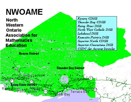 Chapter Map of Area served by local chapter events